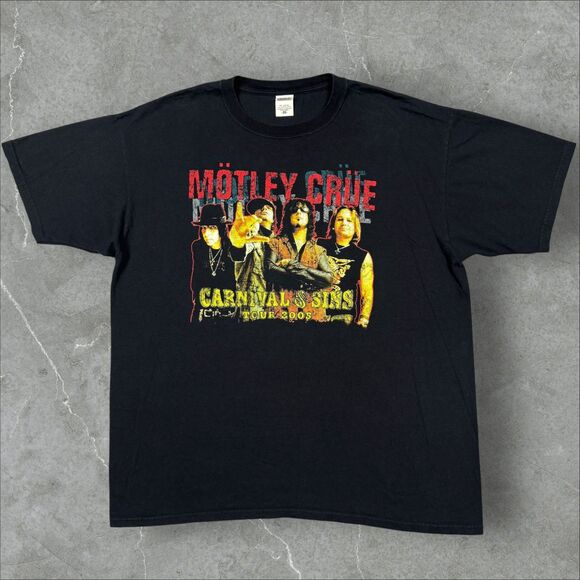 Anvil Other - VTG NOS Motley Crue 2005 Carnival of Sins Tour "F*CK THE REST" Concert Tee - 2XL